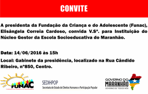 Convite instituição escola socioeducativa 2