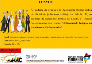 convite dialogo socioeducativo diversidade religiosa