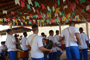 Apresentação cultural dos socioeducandos