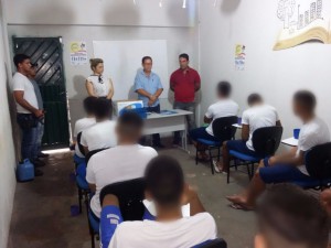 Abertura dos Cursos de Capacitação na unidade de internação oficial