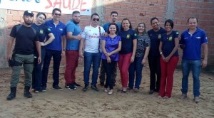 Equipe organizadora do torneio de futebol