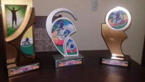 Troféus dos times premiados
