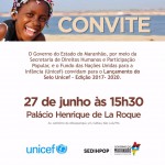 CONVITE SELO UNICEF