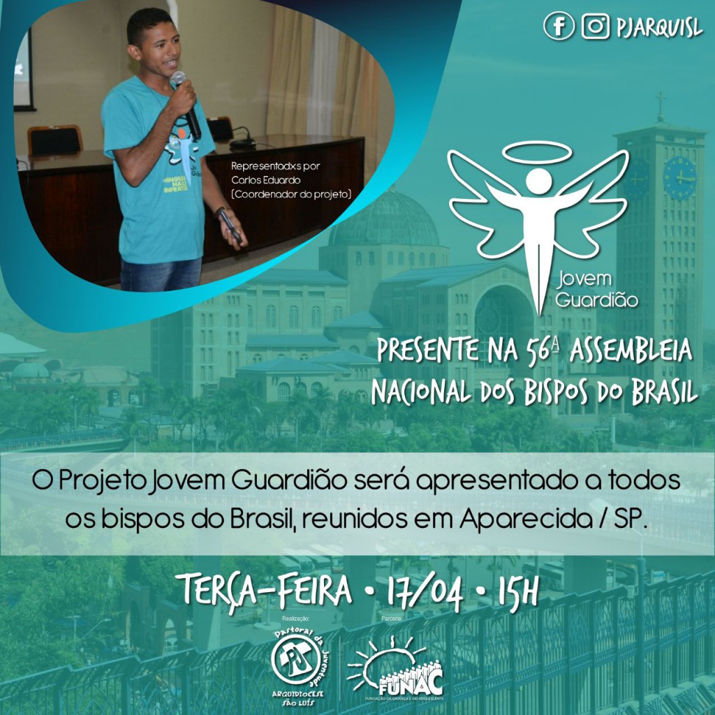 CARTELA JOVEM GUARDIÃO EM APARECIDA